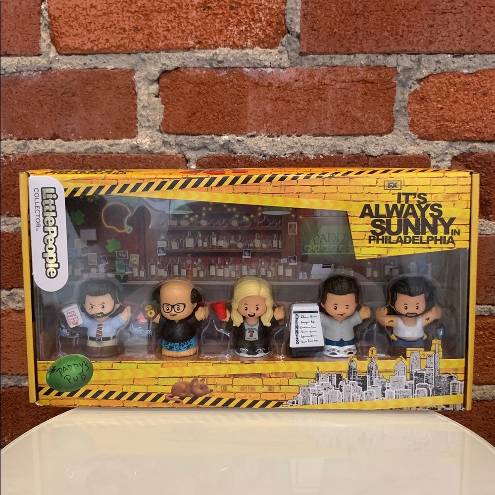 💛🖤 It’s Always Sunny in Philadelphia Little People Collector Set - New 🖤💛